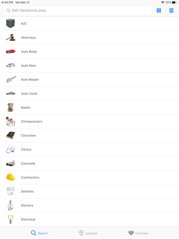 Bismarck Mandan Pages iPad screenshot 3 - Navigation app
