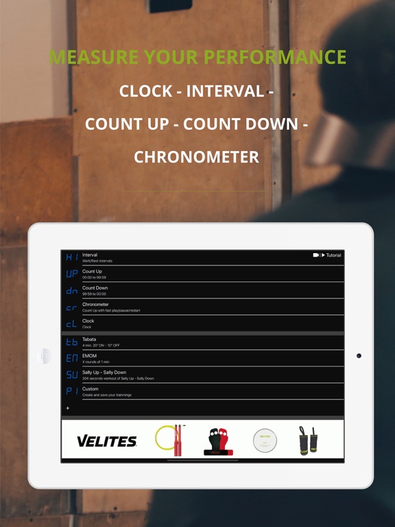 Velites Workout Interval Timer iPad screenshot 3 - Health & Fitness app