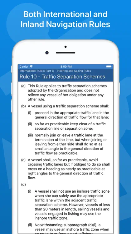 Captura 3 de 6 de Navigation Rules