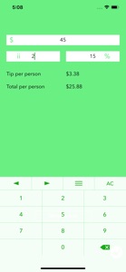 Tipping++ screenshot #2 for iPhone