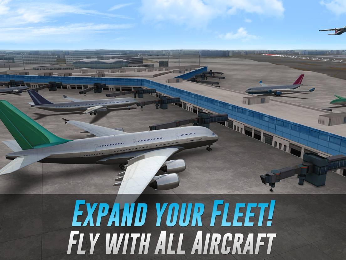 Airline Commander Flight Game App voor iPhone, iPad en iPod touch
