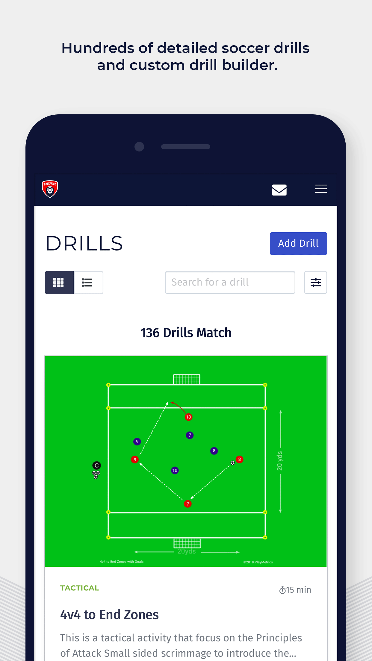 PlayMetrics screenshot 2
