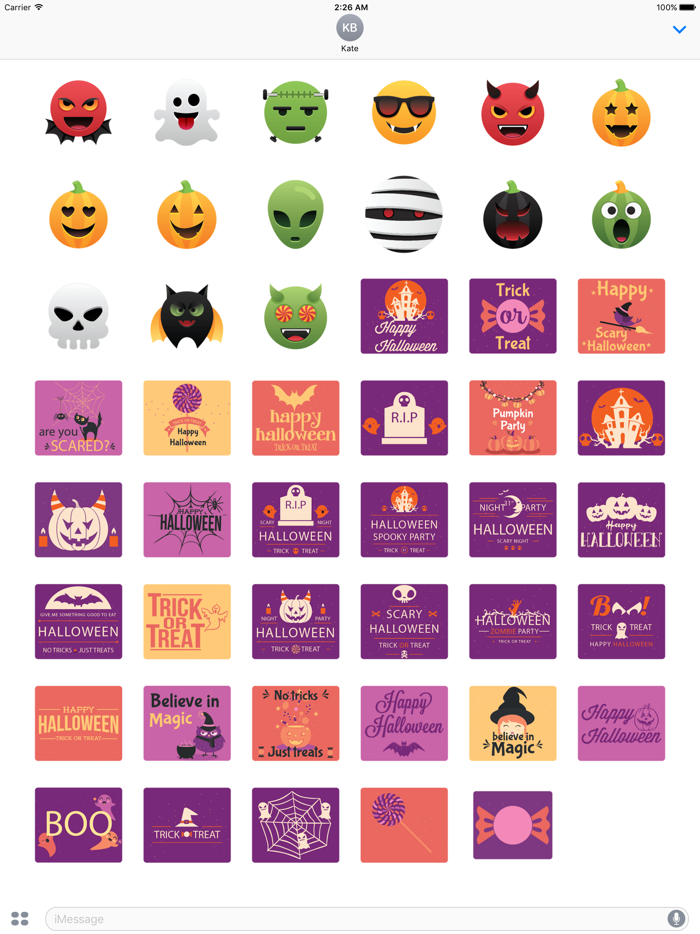 Halloween Emoji Icon Sticker