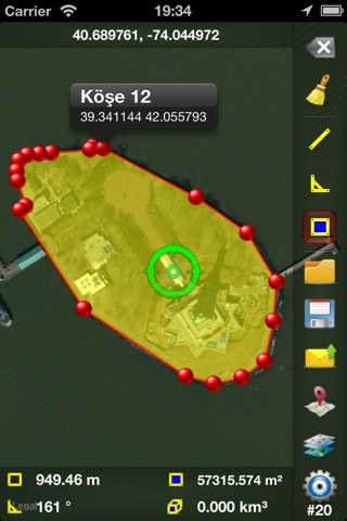 GPS Alan Ölçümü Liteのおすすめ画像1