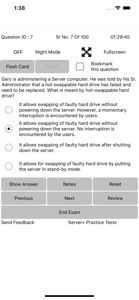 Exam Simulator For Server+ screenshot #2 for iPhone