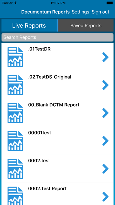 Screenshot #3 pour OpenText Documentum Reports