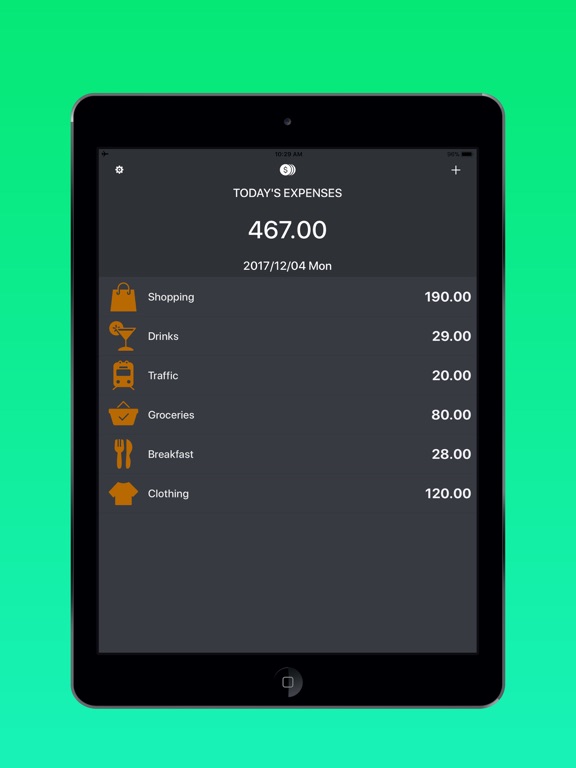 Screenshot #4 pour Daily Spending-My Cost Tracker
