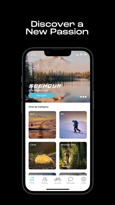 Seekqua - Outdoor Gear Rental Screenshot
