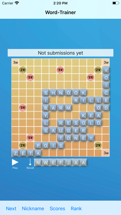 Screenshot #1 pour Word-Trainer