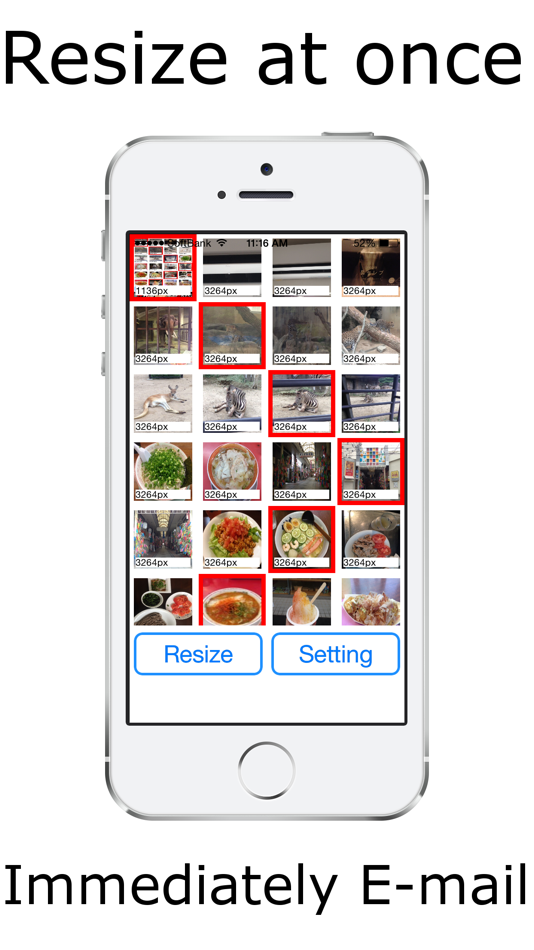 #1. Resize Multiple Images & Mail (iOS) 由: Sho Kurozumi