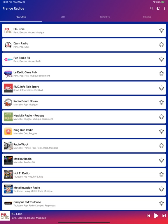 French Radio Stations AM FM