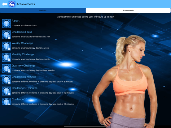 Arm Workout at Home with music iPad screenshot 7 - Sports app