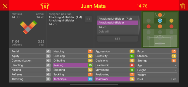 Player Attributes
