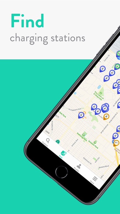 ChargeHub EV Charge Point Map Screenshot