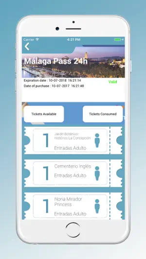 Málaga Pass screenshot 2