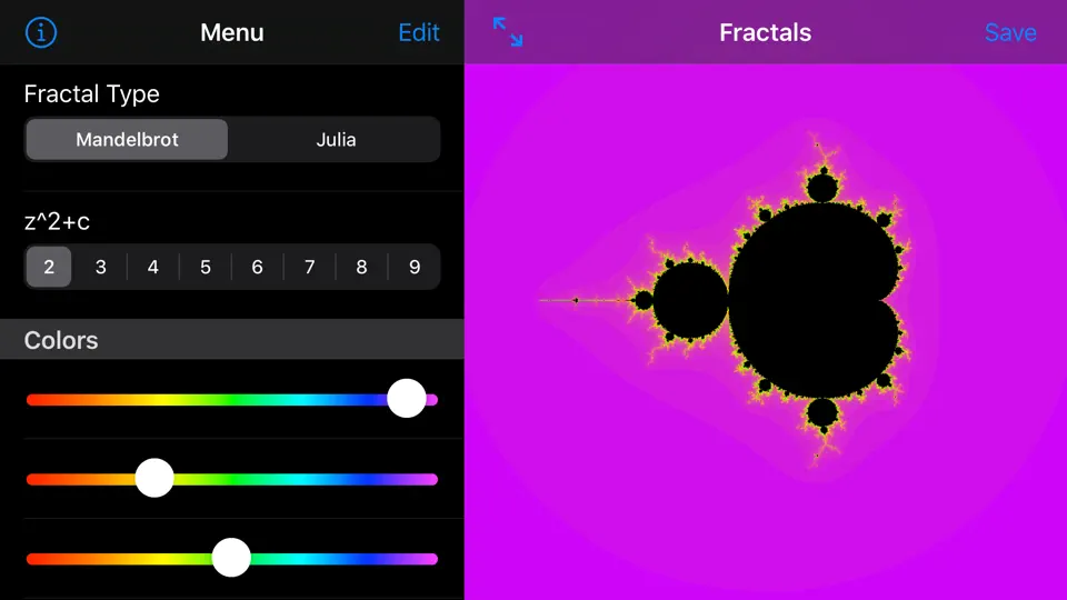Скриншот Fractals на iPhone 1