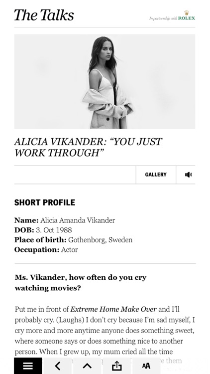 The Talks Interview Magazine