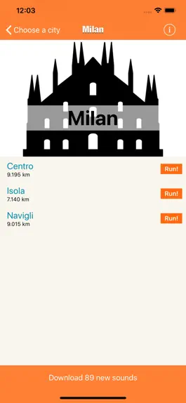 Game screenshot iRunCities hack