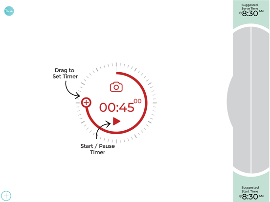 Dash - Visual Cooking Timer iPad screenshot 5 - Food & Drink app
