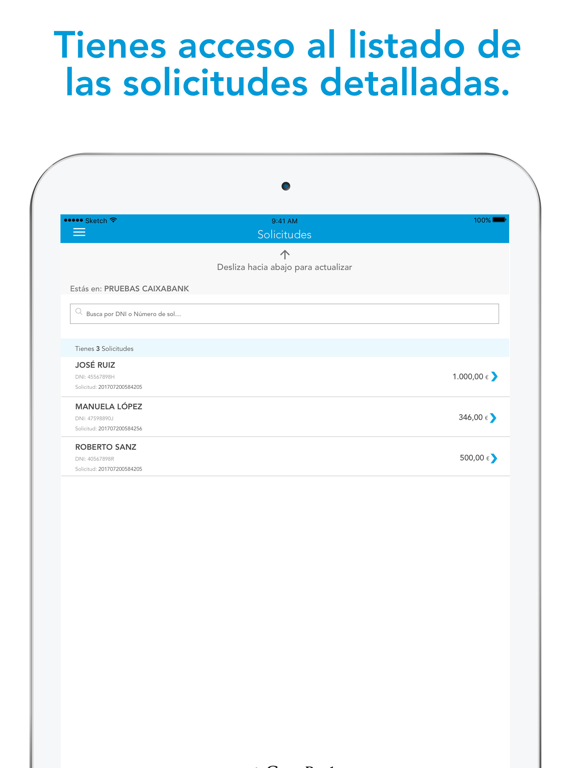 Firma Digital CaixaBank P&C iPad screenshot 3