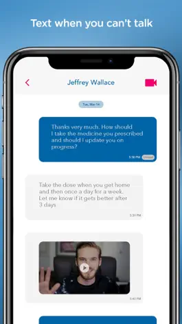 Game screenshot Healthchat - Video messaging apk
