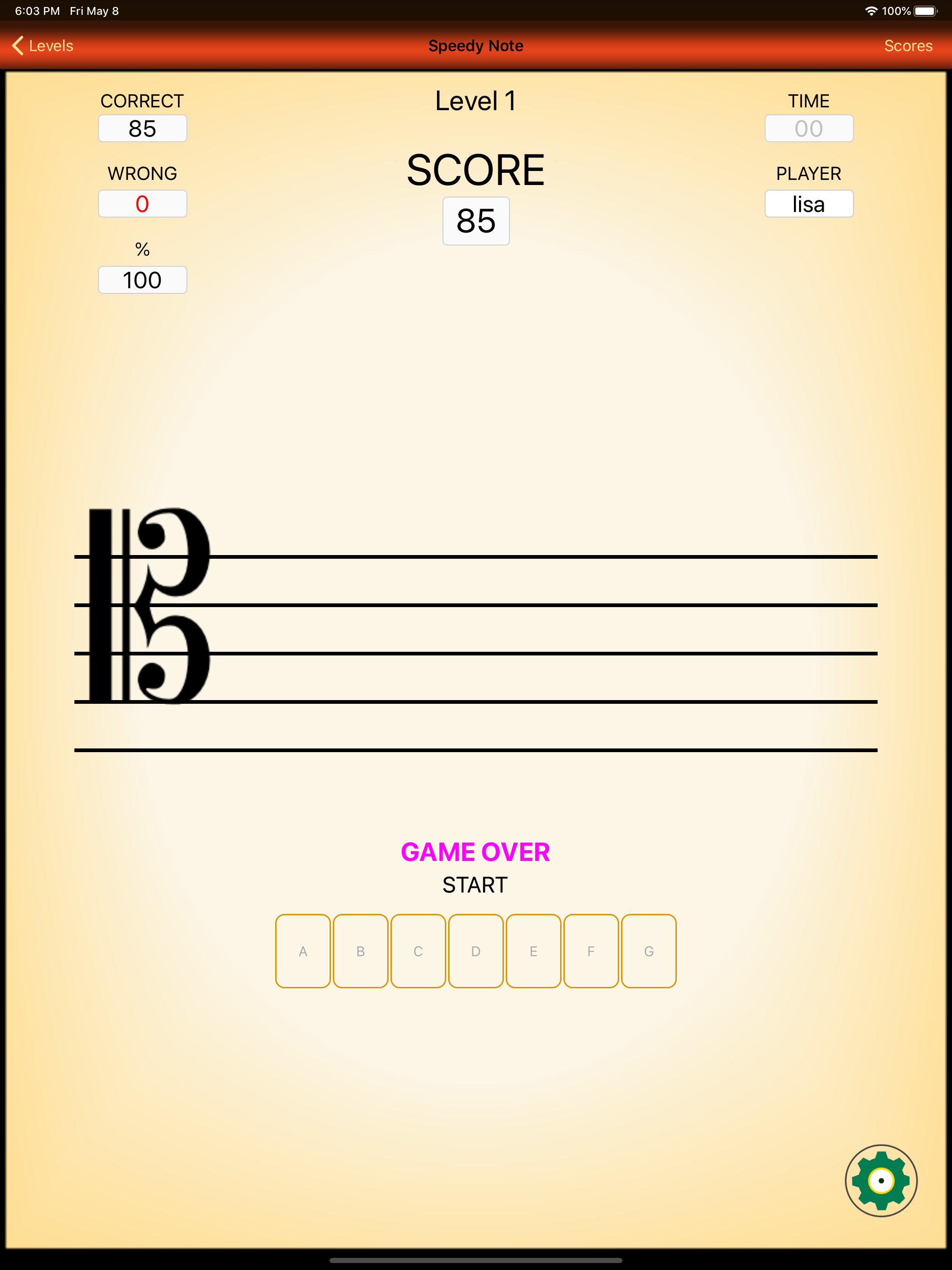 Speedy Note: Tenor Clef