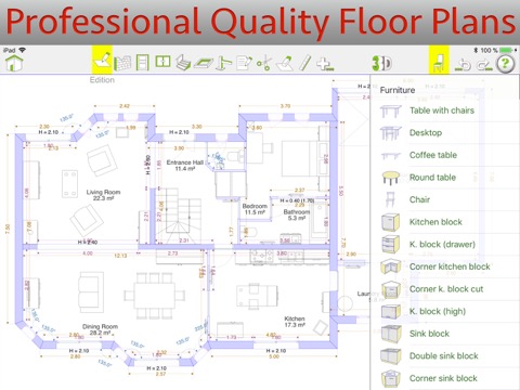 QuickPlan 3D - Floor plansのおすすめ画像1