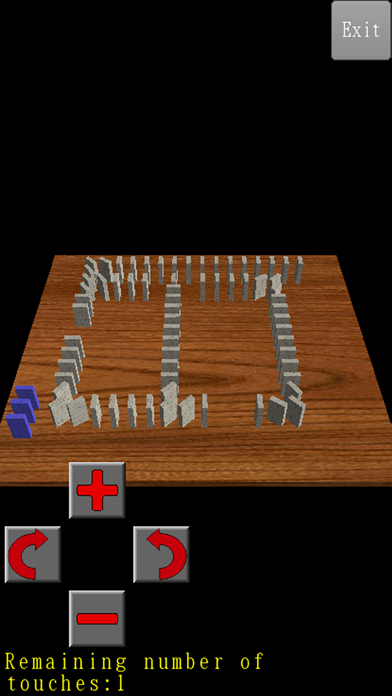 3D Dominoes Toppling Screenshot