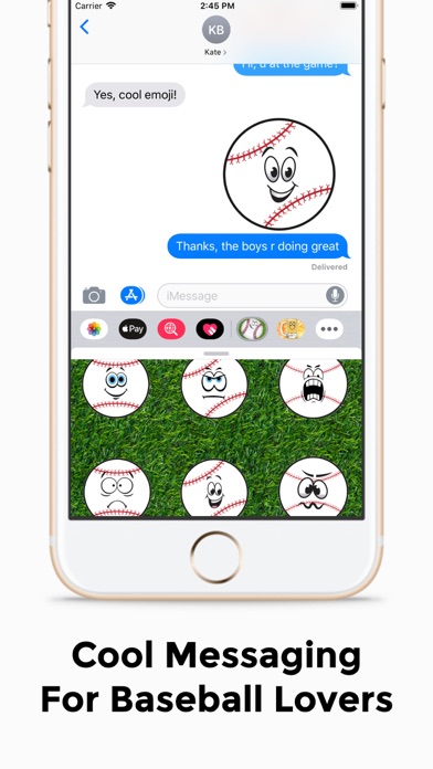 Home Run Baseball Emojis screenshot 3