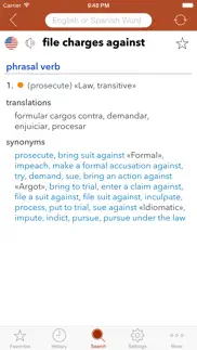 spanish legal dictionary iphone screenshot 4