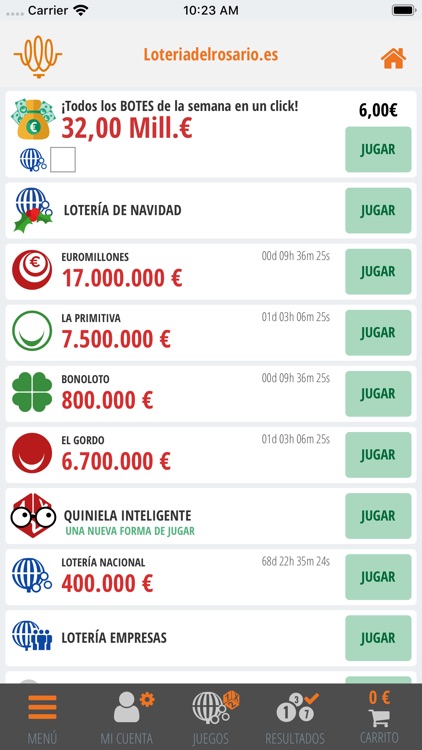 Lotería del Rosario