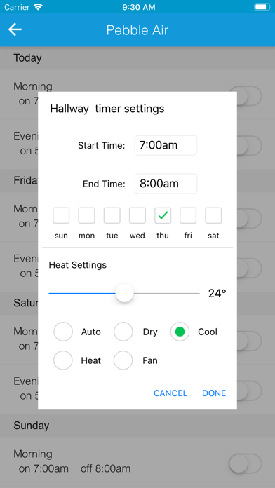 Pebble Air Screenshot