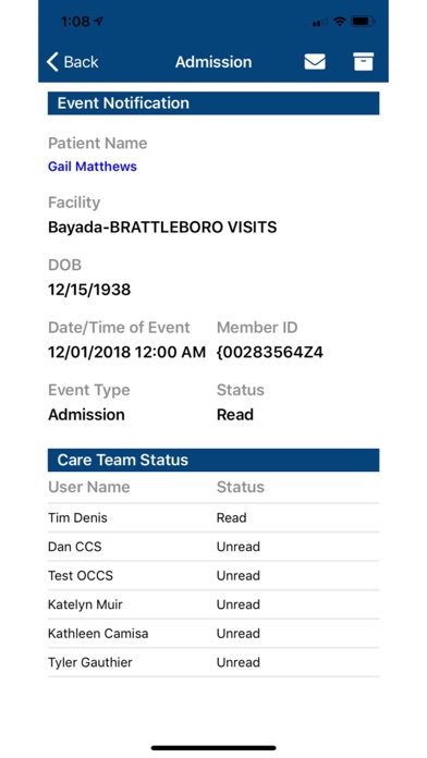 Care Navigator Screenshot