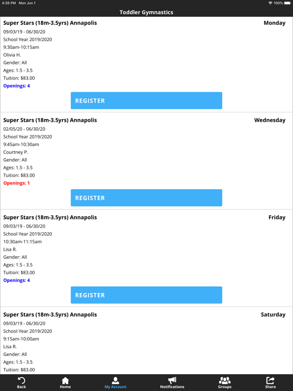 Screenshot #6 pour Thrive Gym