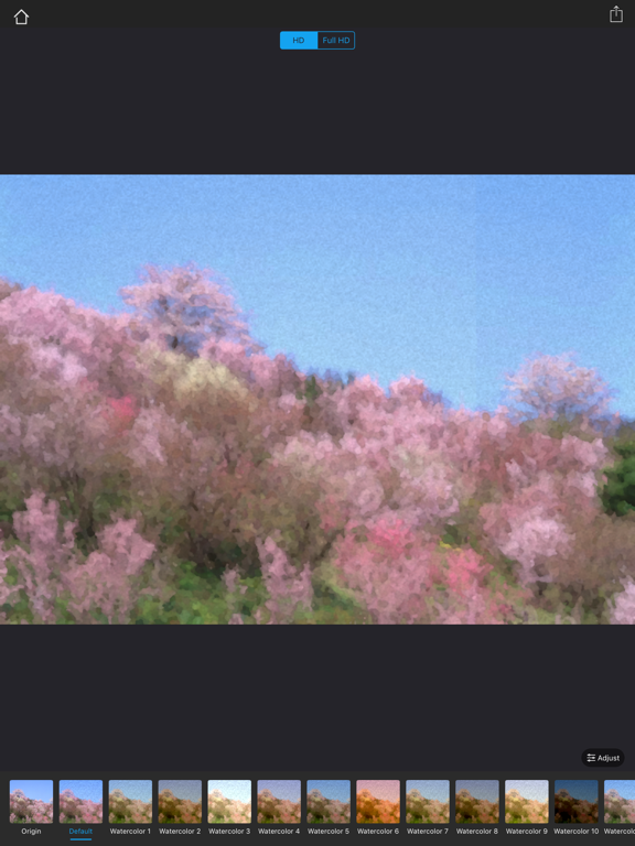 Watercolorizer-photo artist iPad screenshot 9 - Photo & Video app