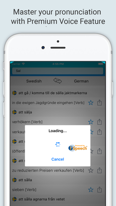 German Swedish Dictionary + screenshot 4
