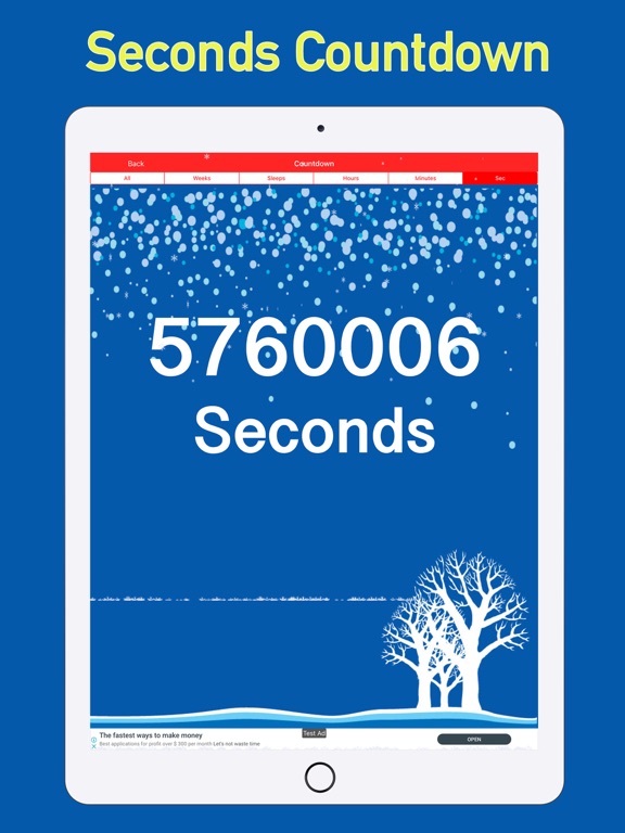 Christmas Countdown day 2025 iPad screenshot 5 - Productivity app