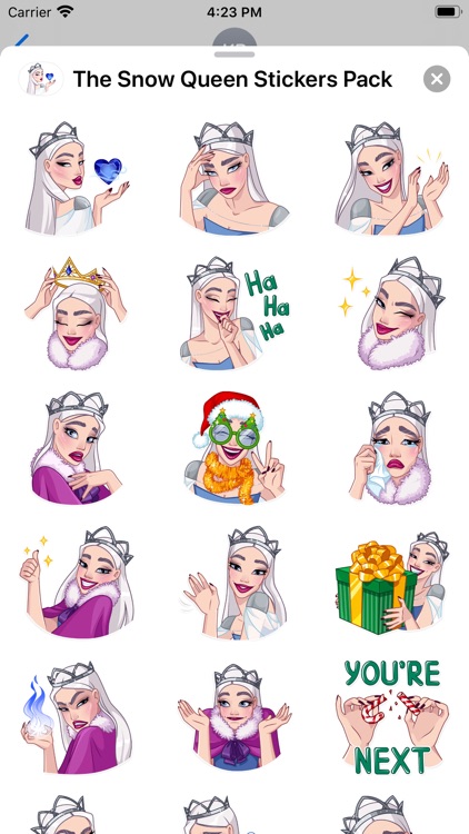The Snow Queen Stickers