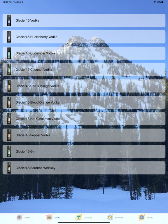 G45 iPad screenshot 1 - Food & Drink app