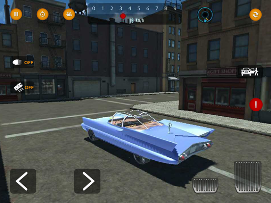 Retro Car Simulator iPad screenshot