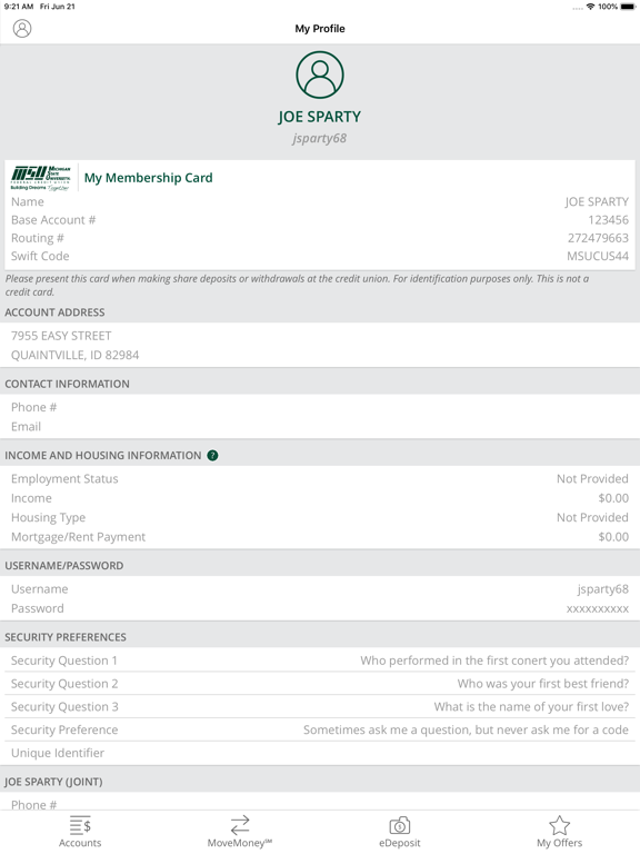 Screenshot #6 pour MSUFCU Mobile