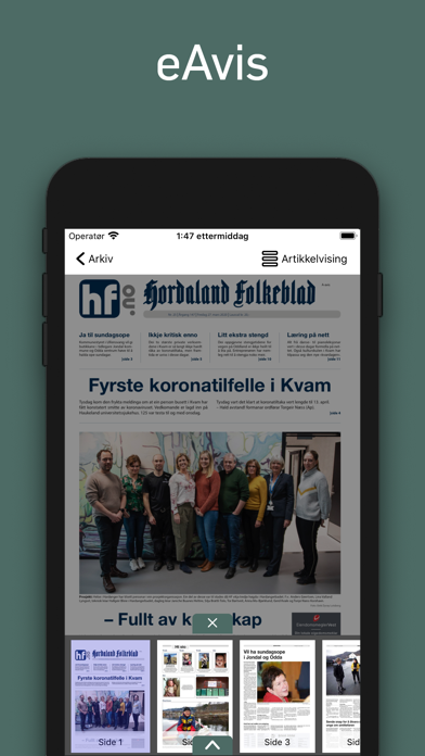 Hordaland Folkeblad Screenshot