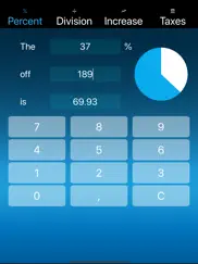 calculadora de porcentajes pro ipad capturas de pantalla 1