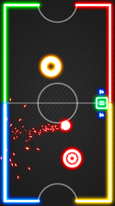 Hockey Glow: 2 Players screenshot 1