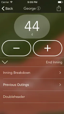 Game screenshot Pitch X – Pitch Counter apk