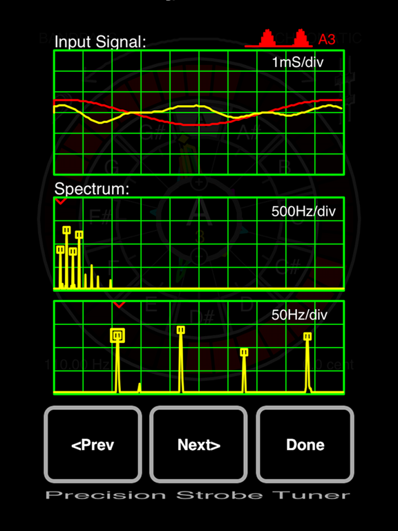 Precision Strobe Tuner iPad screenshot 4 - Music app