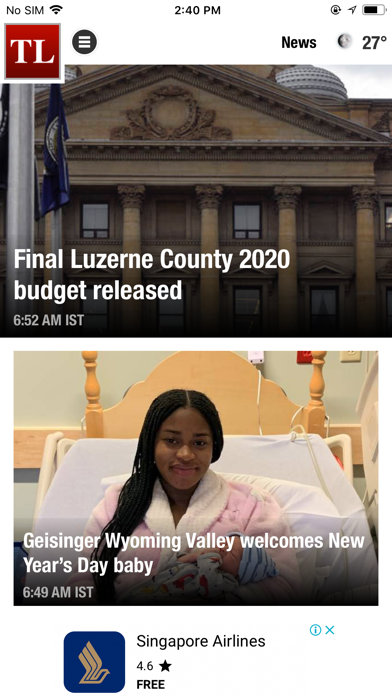 Times Leader Wilkes-Barre Screenshot