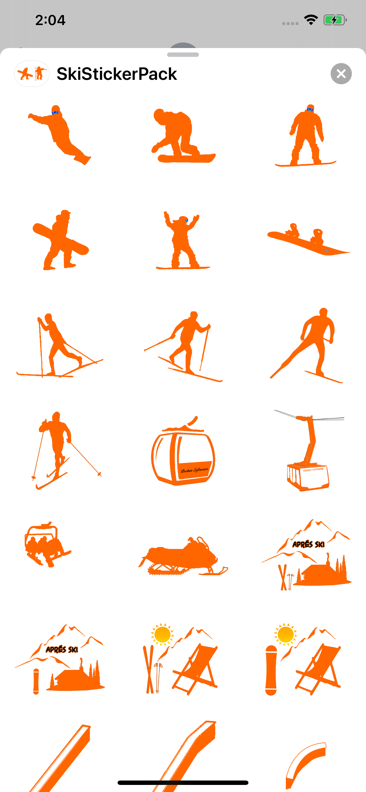 Ski Stickers screenshot 4