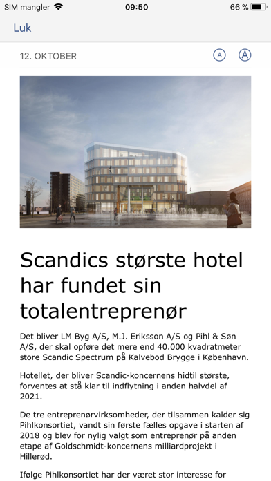Licitationen E-avis Screenshot