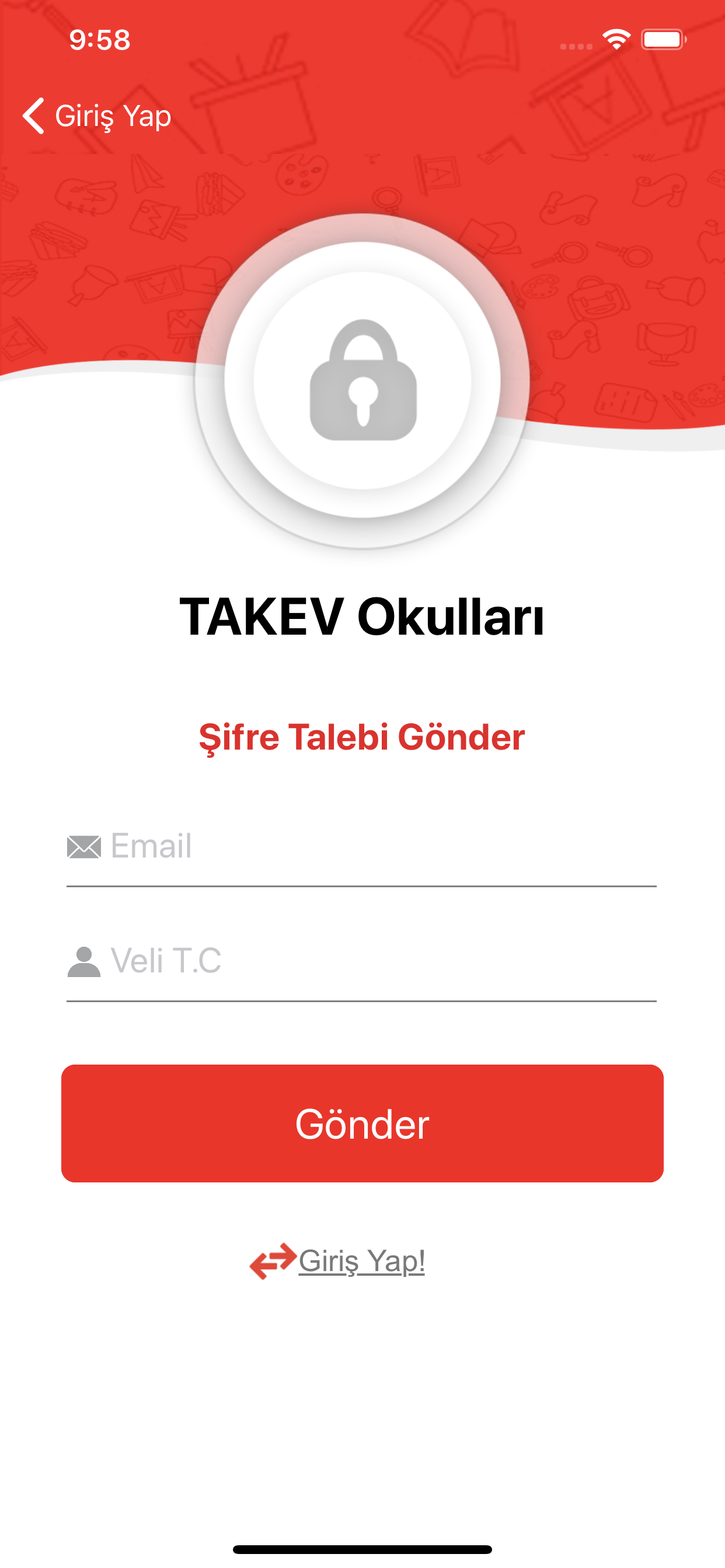 TAKEV Aplikasyonu